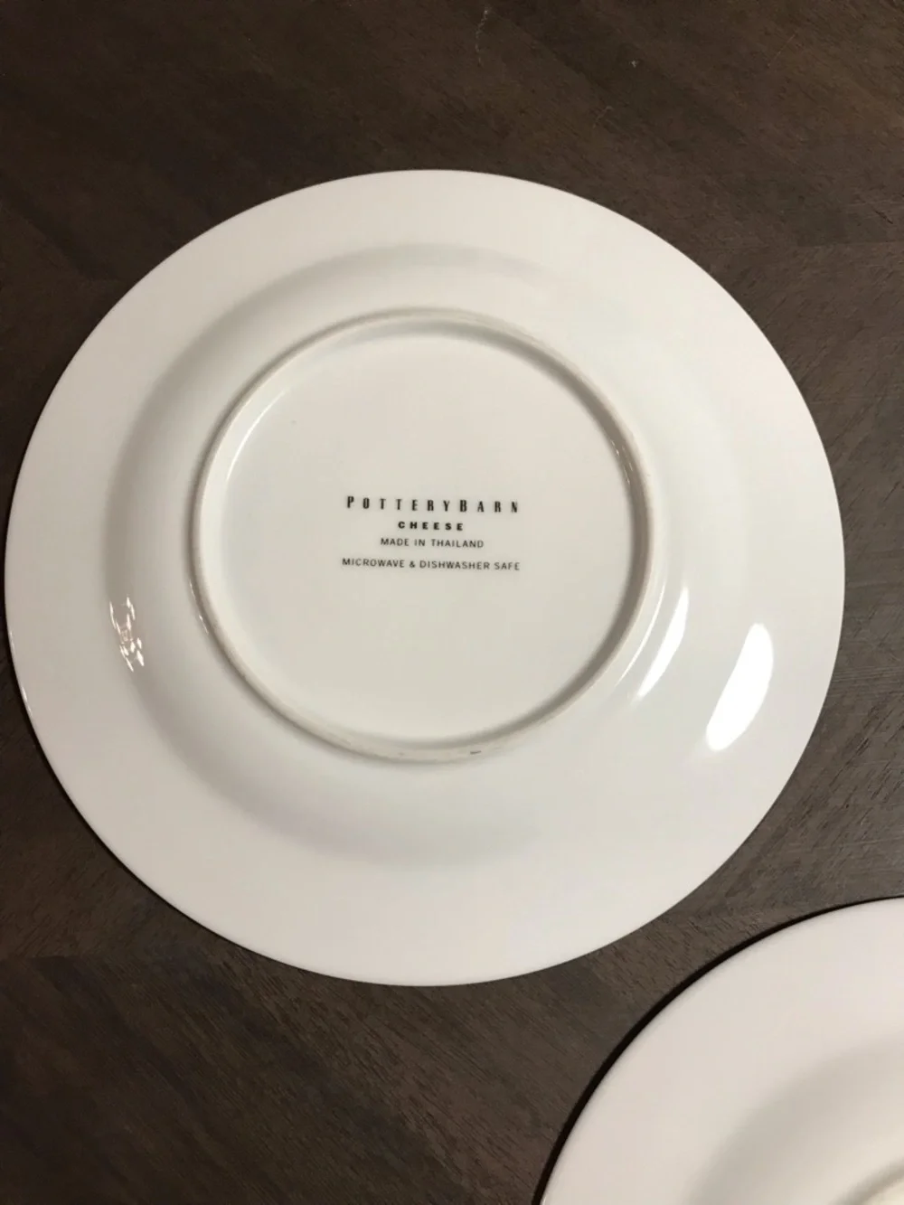 Pottery Barn Cheese Appetizer Plates- Set of 3